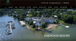 Desktop Screenshot of oakwoodresort.com